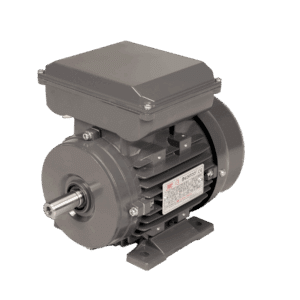 TEC Single Phase Electric Motor, 1.5KW, (2HP), Foot Mounted(B3), 1500rpm(4 pole), IE1 efficiency, 90L Frame, Aluminium Body
