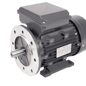 TEC Single Phase Electric Motor, 2.2KW, (3HP), Flange Mounted(B5), 1500rpm(4 pole), IE1 efficiency, 100 Frame, Aluminium Body