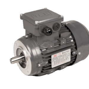 TEC Three Phase Electric Motor, 9.2kw, 12HP, Flange Mounted, (B14), 1500 rpm (4 pole), IE2 Efficiency 132M Frame, Aluminium Body.